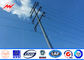 전력 탑을 위한 11.8M 50KN 6mm Thikcness 강철 전화선용 전주 협력 업체